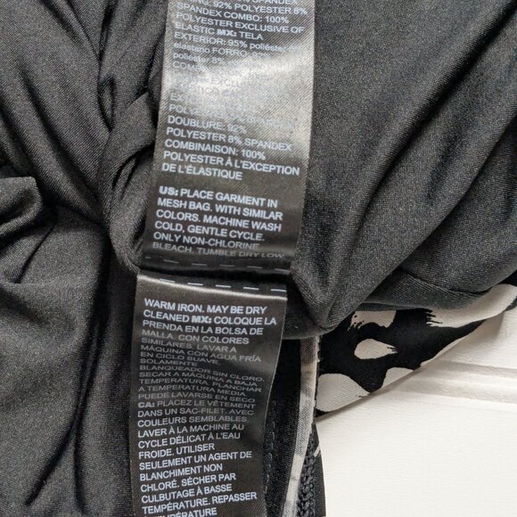 2 for $30 White House Black Market Tunic Top Tie Neck Sheer Long Sleeve L - Picture 9 of 9